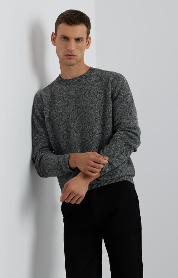 Rund hals sweater M