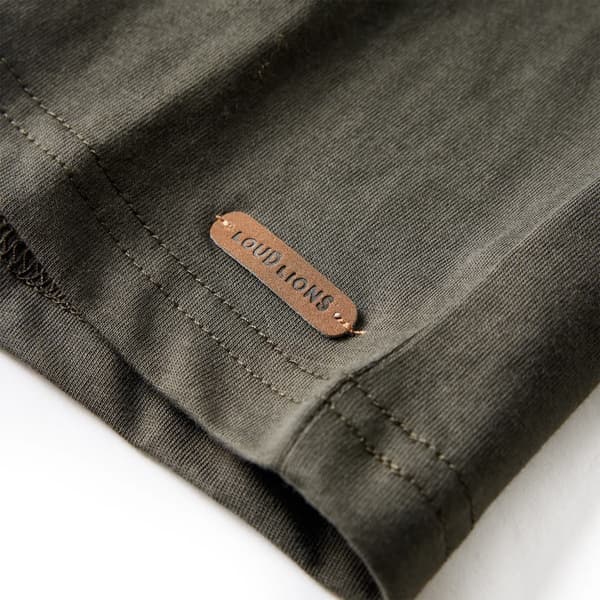 Barn långärmad t-shirt, khaki, 92