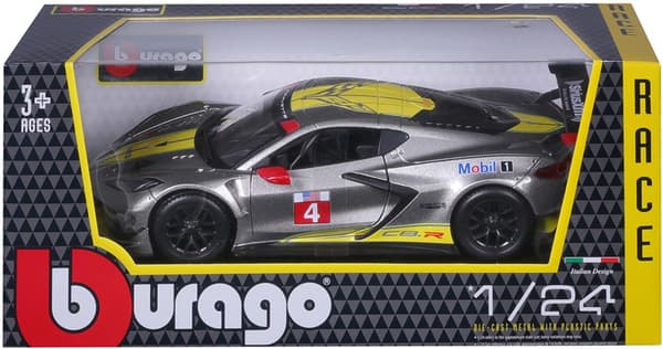 Bilmodell Bburago Chevrolet Corvette C8.R 1:24