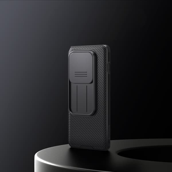 Etui til OnePlus 13, Nillkin-beskyttelse, CamShield Pro, sort
