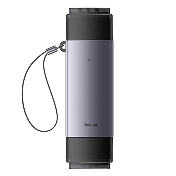 SD TF USB-A USB-C hukommelseskortlæser - Grå