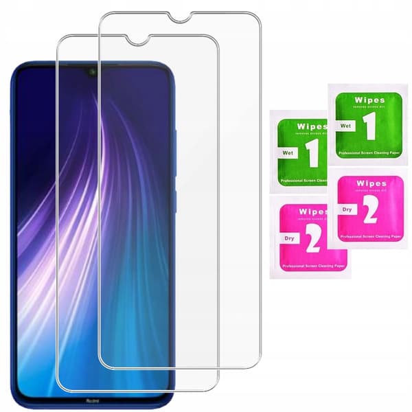2x Härdat glas för XIAOMI REDMI NOTE 8 | 2-pack