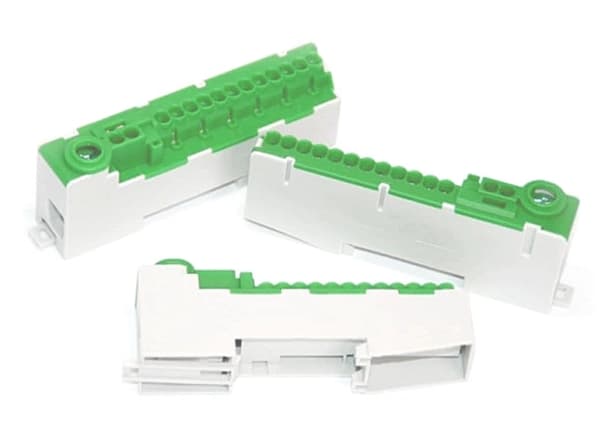 TRYTYT Kopplingsplint Isolerad Grenterminal 80A 1.5 - 25mm2 Grå