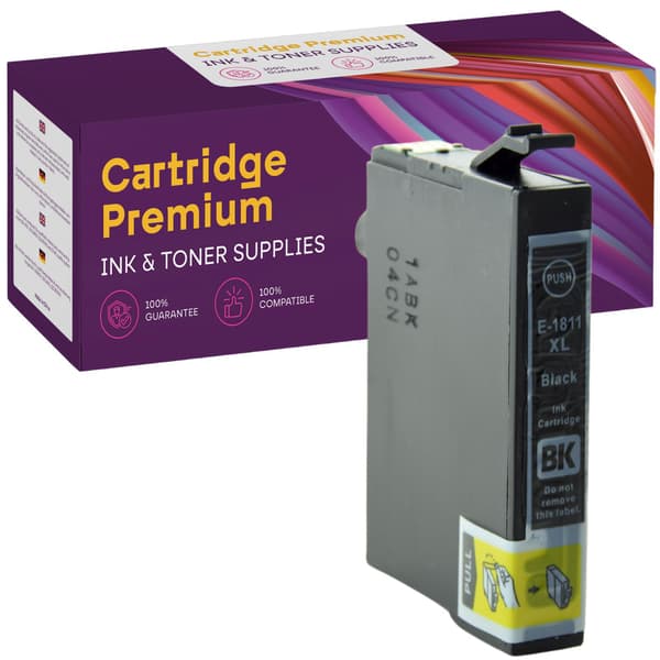 Muste Epson E1811XL BK:lle