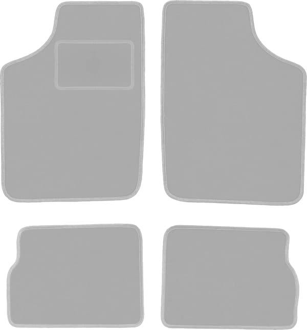 Grå bilmåtter til: Opel Corsa A hatchback (1982-1993)