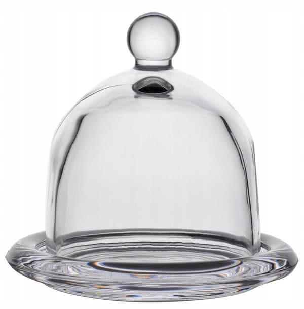 Glasbeholder med stativ til citron, lime, kage, banket, 9,5 cm