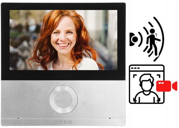 Enfamiliehus Full HD Touchscreen Video Intercom WiFi RFID Nøglering Tuya Gate