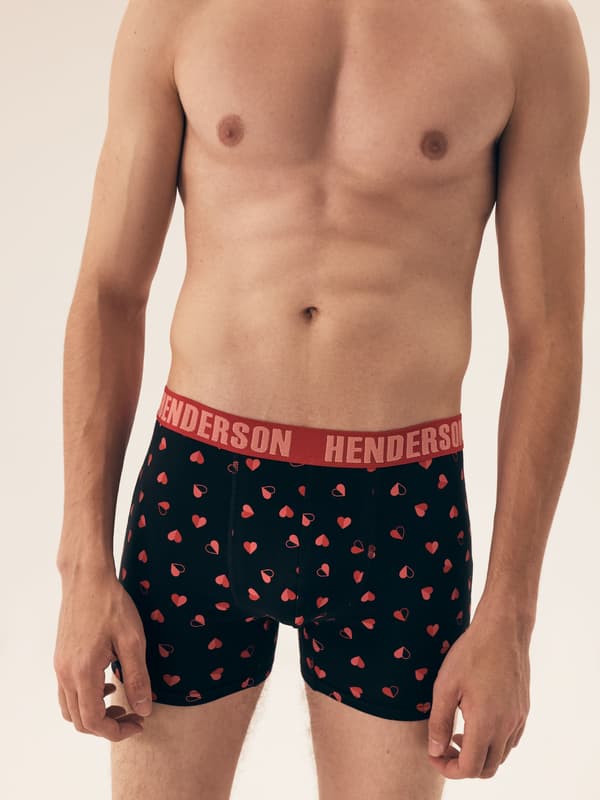 Spot Henderson 2-pak boksershorts | sort, rød 3XL
