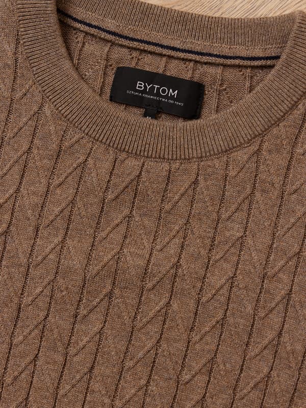 BEIGE SNEEM TRØJE XL