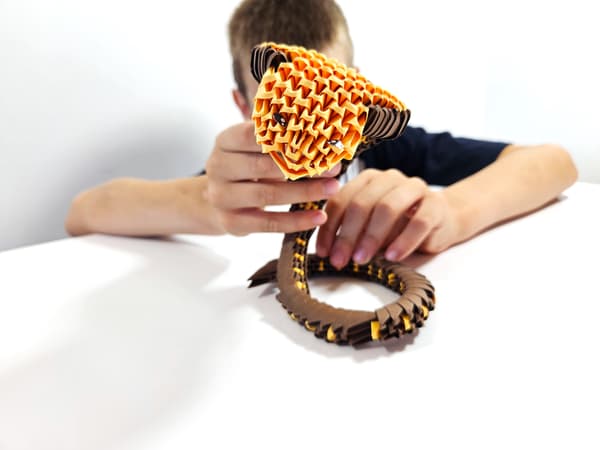 3D-origami. Kobra