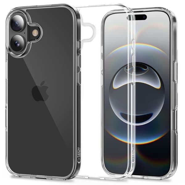 iPhone 17 FlexAir Hybrid -kotelo - läpinäkyvä