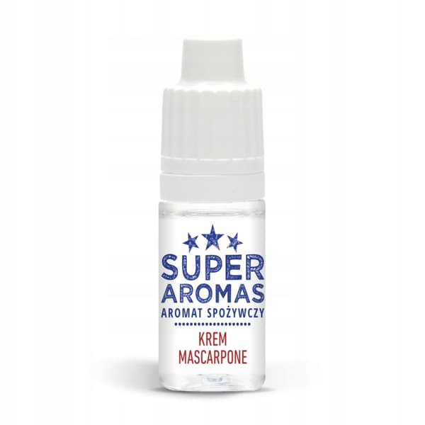 Super aromas elintarvikearomi Mascarpone-kerma 10 ml