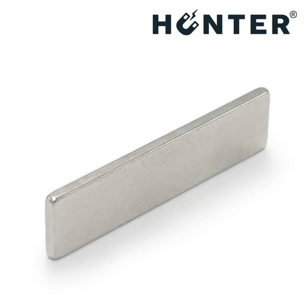 NEODYMIUMPLATTMAGNET 40x10x2mm, stark, stång, rektangulär, HUNTER