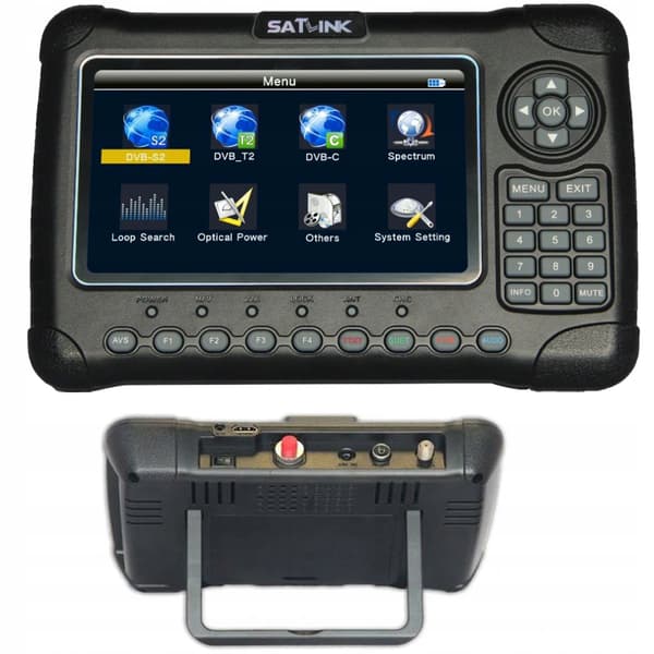 SATLINK WS6980 DVB-S2/T2/C KOMBO SIGNALMÄTARE