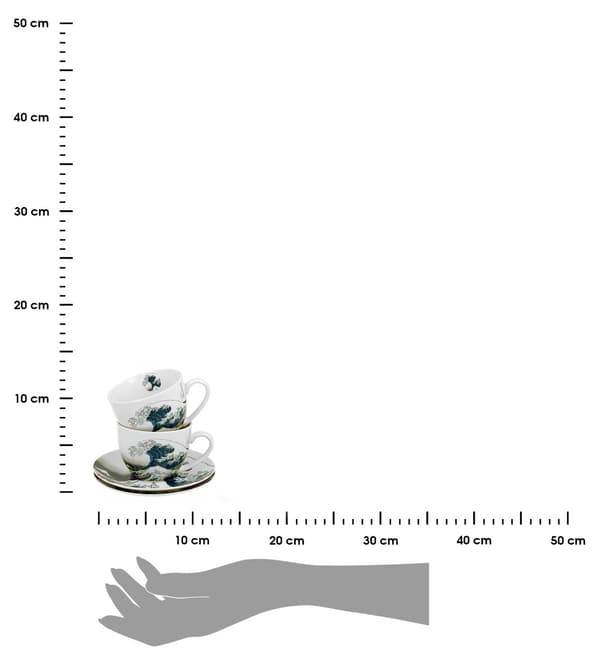 Sæt med 2 espressokopper 90 ml