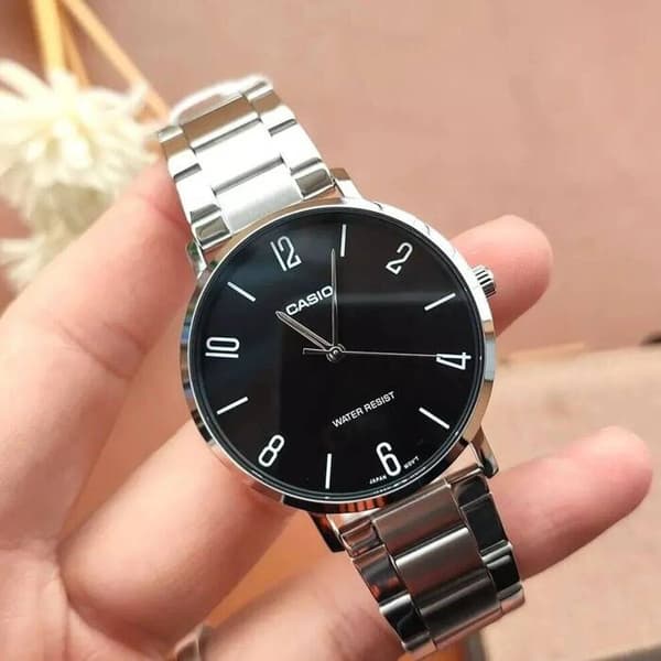 Herrklocka CASIO MTP-VT01D-1B2 (zd165i) + Låda