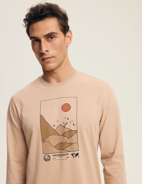 Luro Henderson pyjamas til mænd | Beige, Grå L