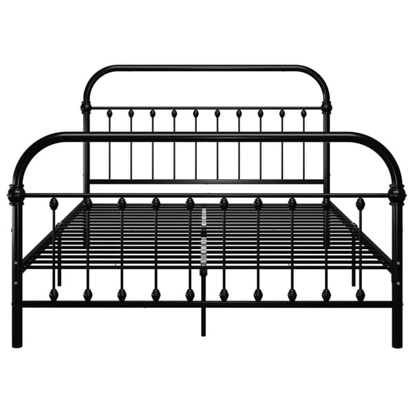 vidaXL sengestel sort metal 120 x 200 cm