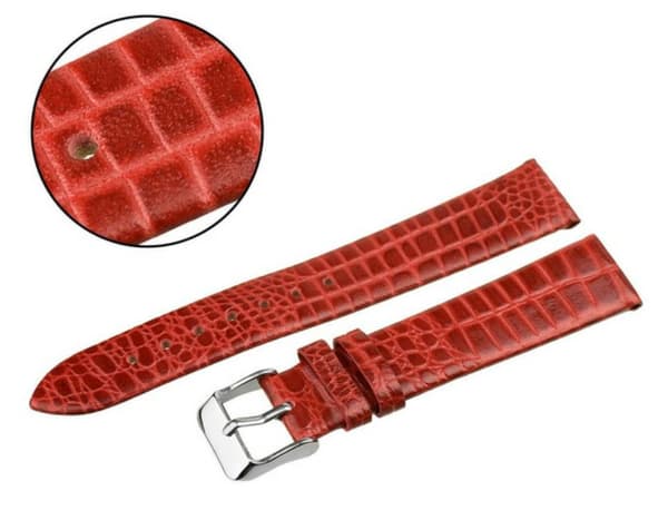 PACIFIC BELT 12 MM W57 SNAKE bordeaux bælte, limet