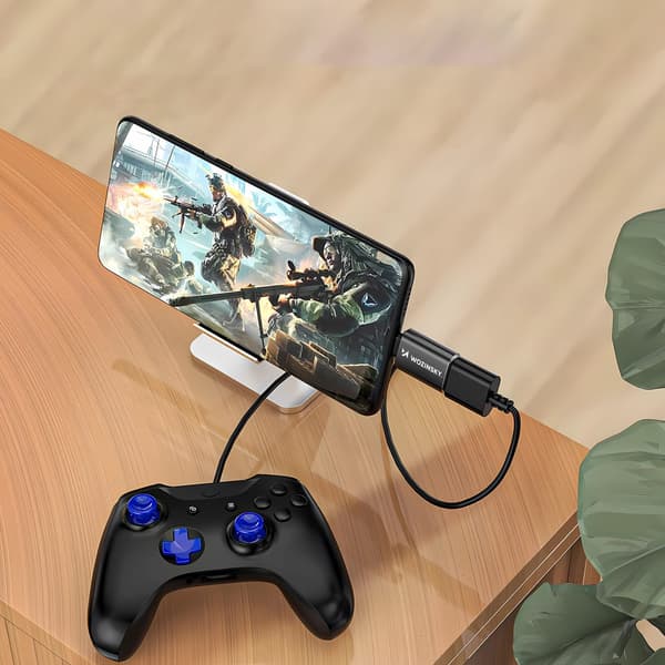 iPhone Lightning till USB-A OTG-adapter – svart