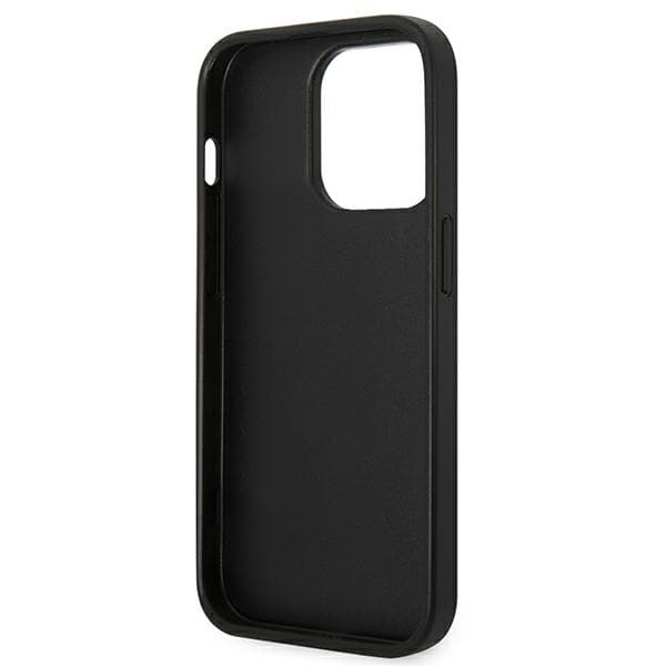 Karl Lagerfeld Saffiano Choupette Head Patch-etui til iPhone 14 Pro Max, sølv