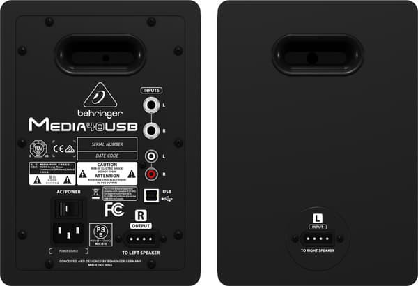 Behringer media 40USB - USB-aktiivimonitorit