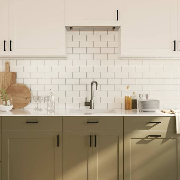 vidaXL skabsgreb 10 stk. sort 96 mm rustfrit stål