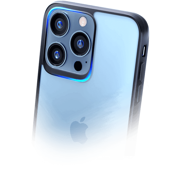 3MK Satin Armor-skal+ för iPhone 15 Pro Max, blå