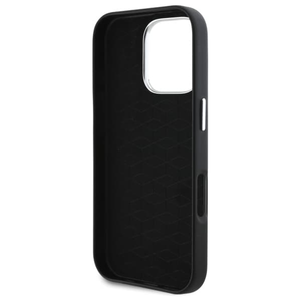 BMW M Smooth Full Wrapped Metal cover til iPhone 16 Pro, sort