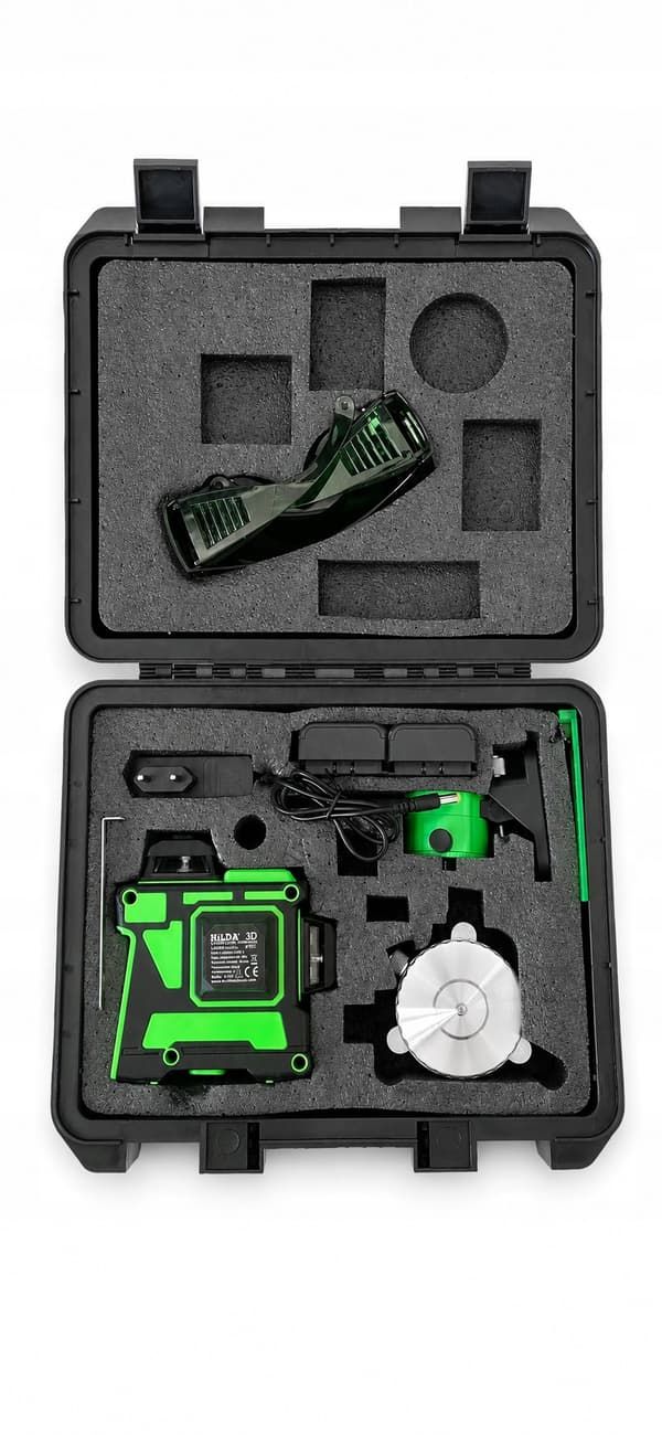 HILDA 3D PRO 360 TASOLASER RISTILASER VIHREÄ