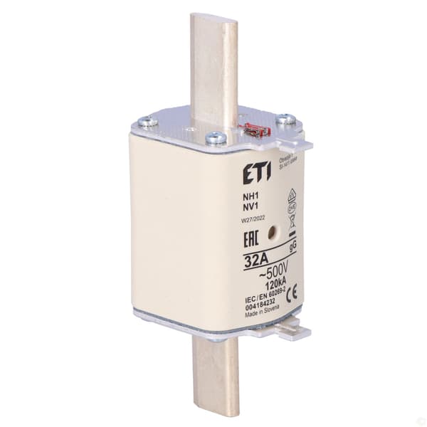 Sikringsindsats - NH1 gG 32A/500V - langsom