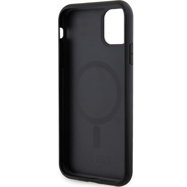Guess Saffiano MagSafe-etui til iPhone 11 / Xr, sort