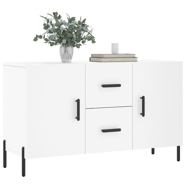vidaXL Byrå, vit, 100x36x60 cm, träbaserat material