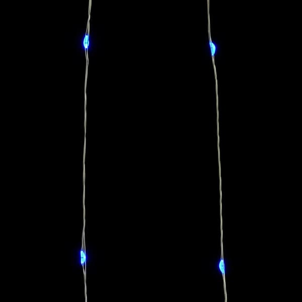 vidaXL LED-lys, 150 dioder, blå, 15 m