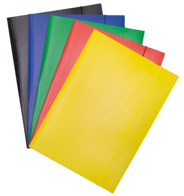 Mappe med elastik A4 MIX