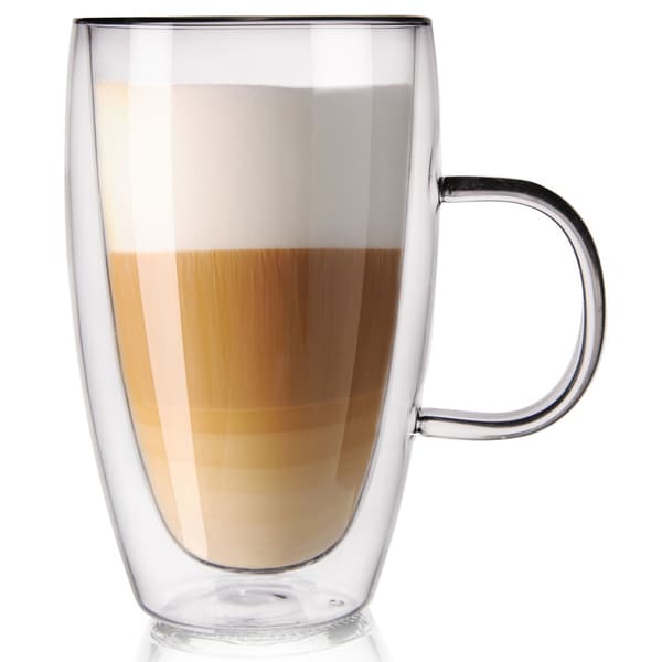 Termoglas med dobbeltvægget til latte DOUBLE 430 ml