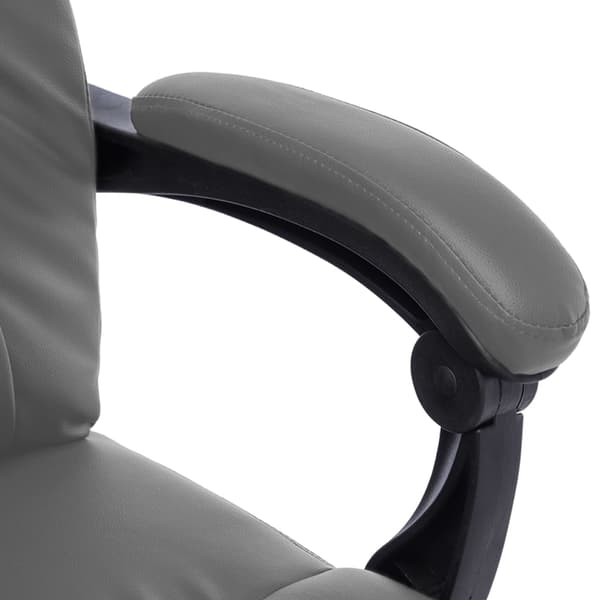 vidaXL massagekontorstol, antracit, kunstlæder