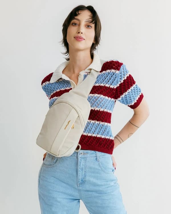 Kiskadee Beige hengende dekoration