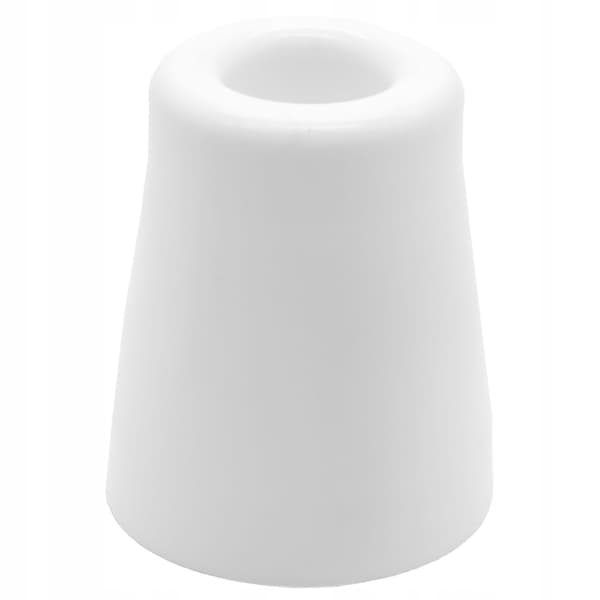 Gulvdørstopper, højde 60 mm, hvid