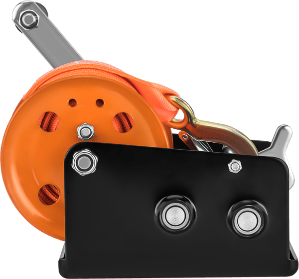 Handkurbad bältdriven vindspel 2500 lbs KD1314