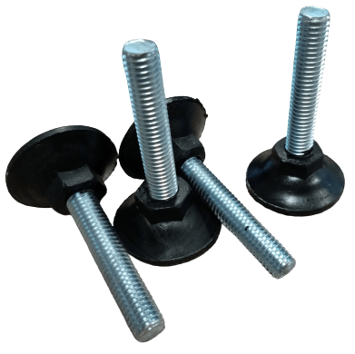 Justerbar møbelfod M8 Fi31/40 fast base 20 stk.