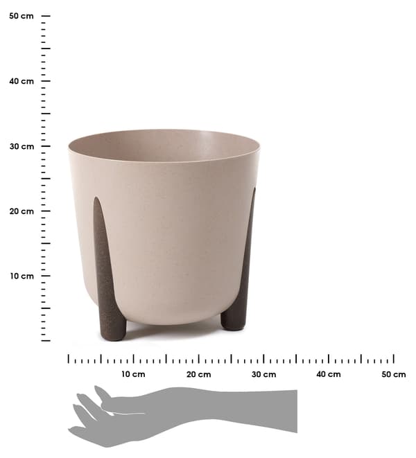 Moss ECO kaffe latte urtepotte 30xh28 cm
