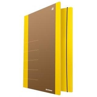 DONAU gul A4 elastisk mappe