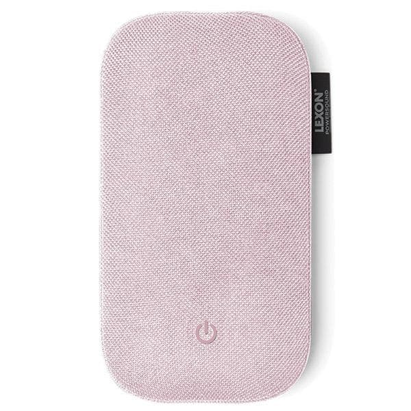 Lexon Powersound Inductive Powerbank 5000 mAh Bluetooth-kaiuttimella, vaaleanpunainen LA128P