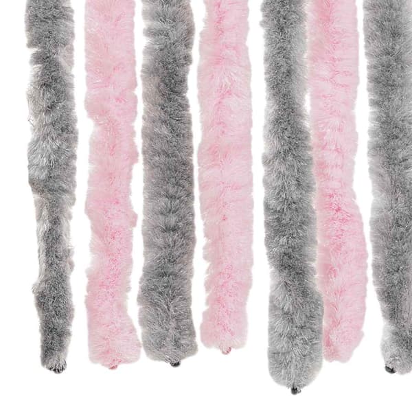 vidaXL Flugnät, Silverrosa, 56x200 cm, Chenille