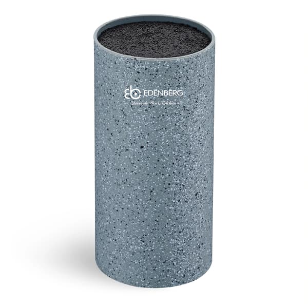 Edenberg Plastikknivstativer 22 cm Runde Form, Rød og Grå