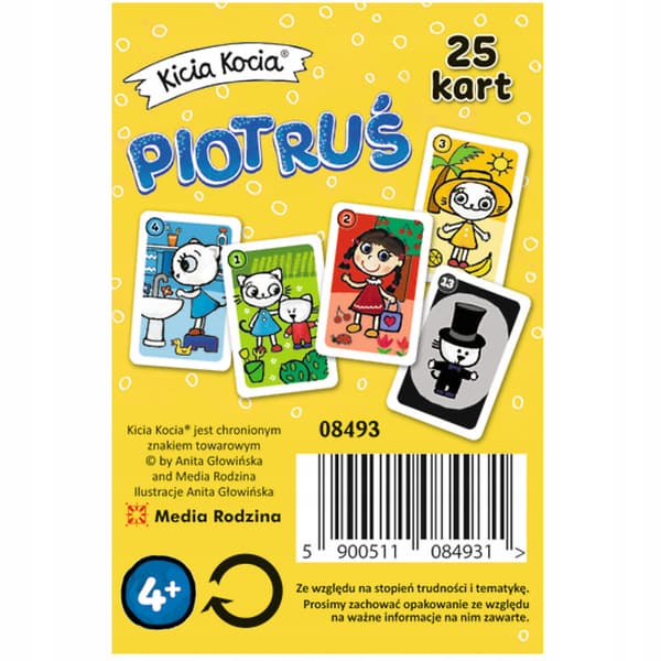 Peter Kitty Kattkort +4 Klubbar 08512