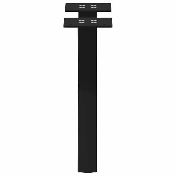 vidaXL sofabordsben, 2 stk., sort, 40x(30-31) cm, stål
