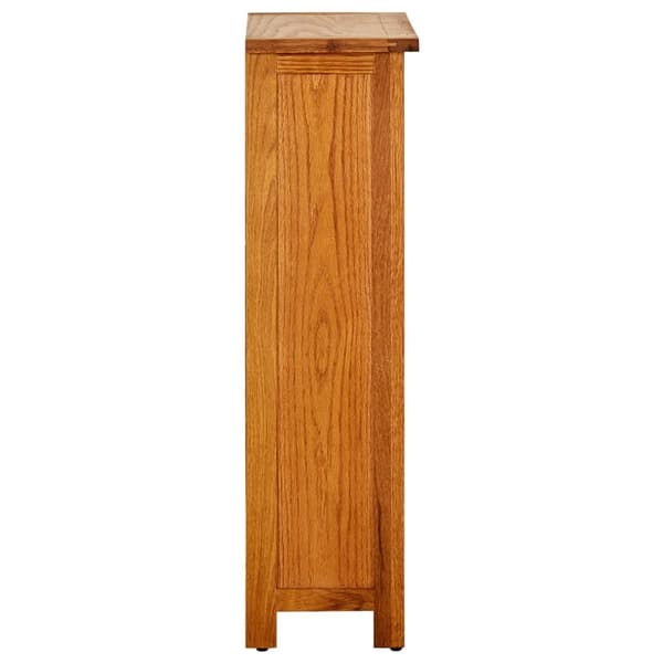 vidaXL reol 45 x 22,5 x 82 cm egetræ