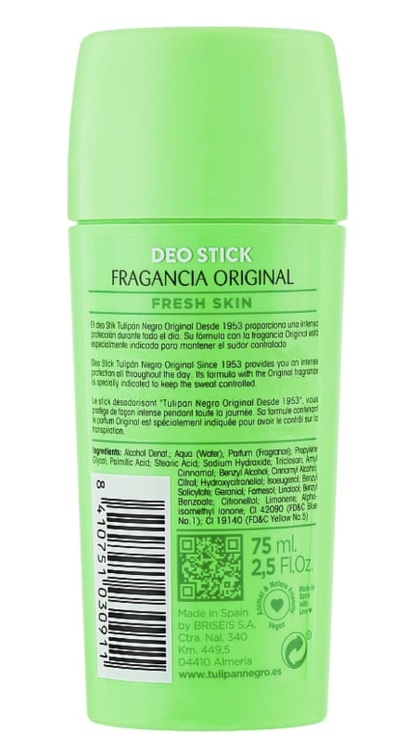 Tulipan Negro Original Deo Stick Deodorant (75 ml)